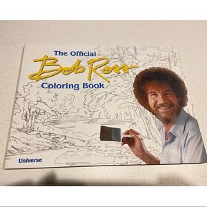 Bob Ross Official Coloring Book